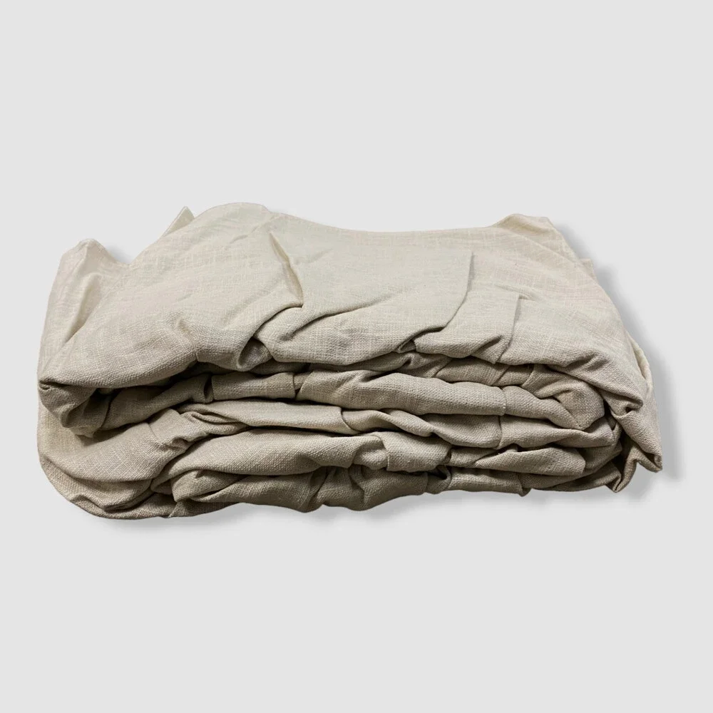 $440 Sherry Kline Home Beige Queen Monterey Solid-Color Dust Skirt